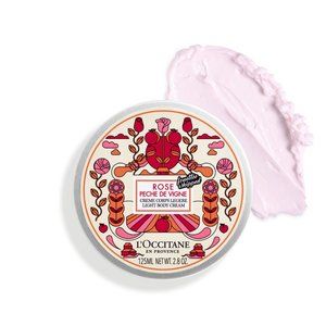 L'Occitane Limited edition Rose  Peche Light Body Cream 125ML New